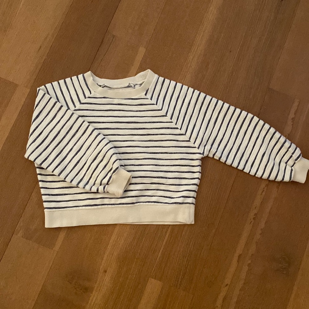 O’Neil Blue and Cream Striped Top